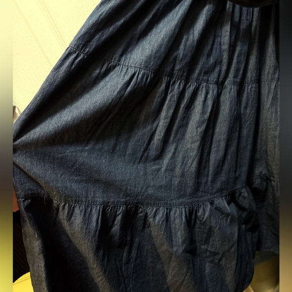 Elegant Denim Blue Dress - Picture 4 of 4